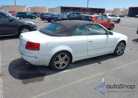 2007 Audi A4 2.0T из США, поврежденный, VIN WAUAF48H07K021320